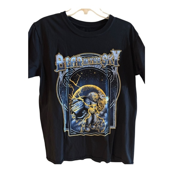 Bear In The Sky tee shirt. Grunge, boho, - Picture 2 of 3
